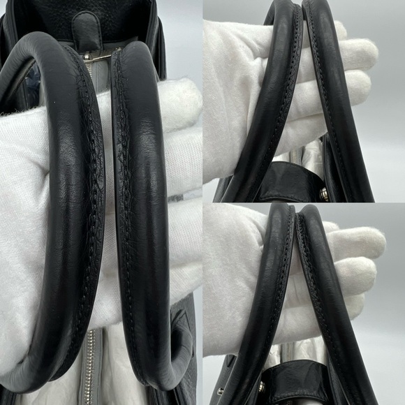 Authentic Chanel Black Calfskin leather Excutive Cerf Tote - Picture 7 of 16